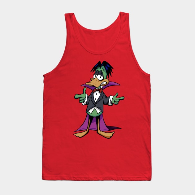 Count Duckula Tank Top by Black Snow Comics